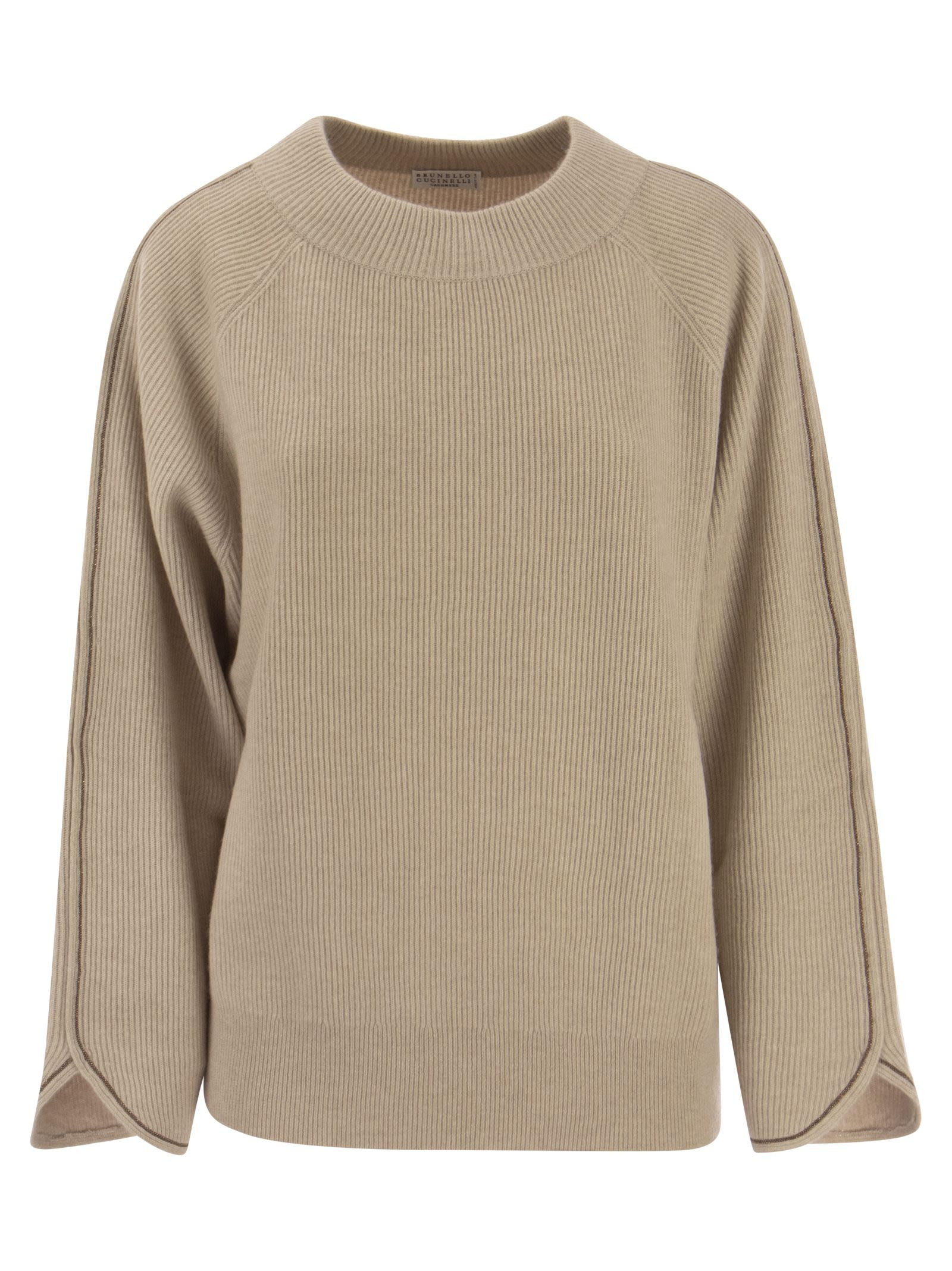 Brunello Cucinelli Women Cashmere Sweater With Monile - 1