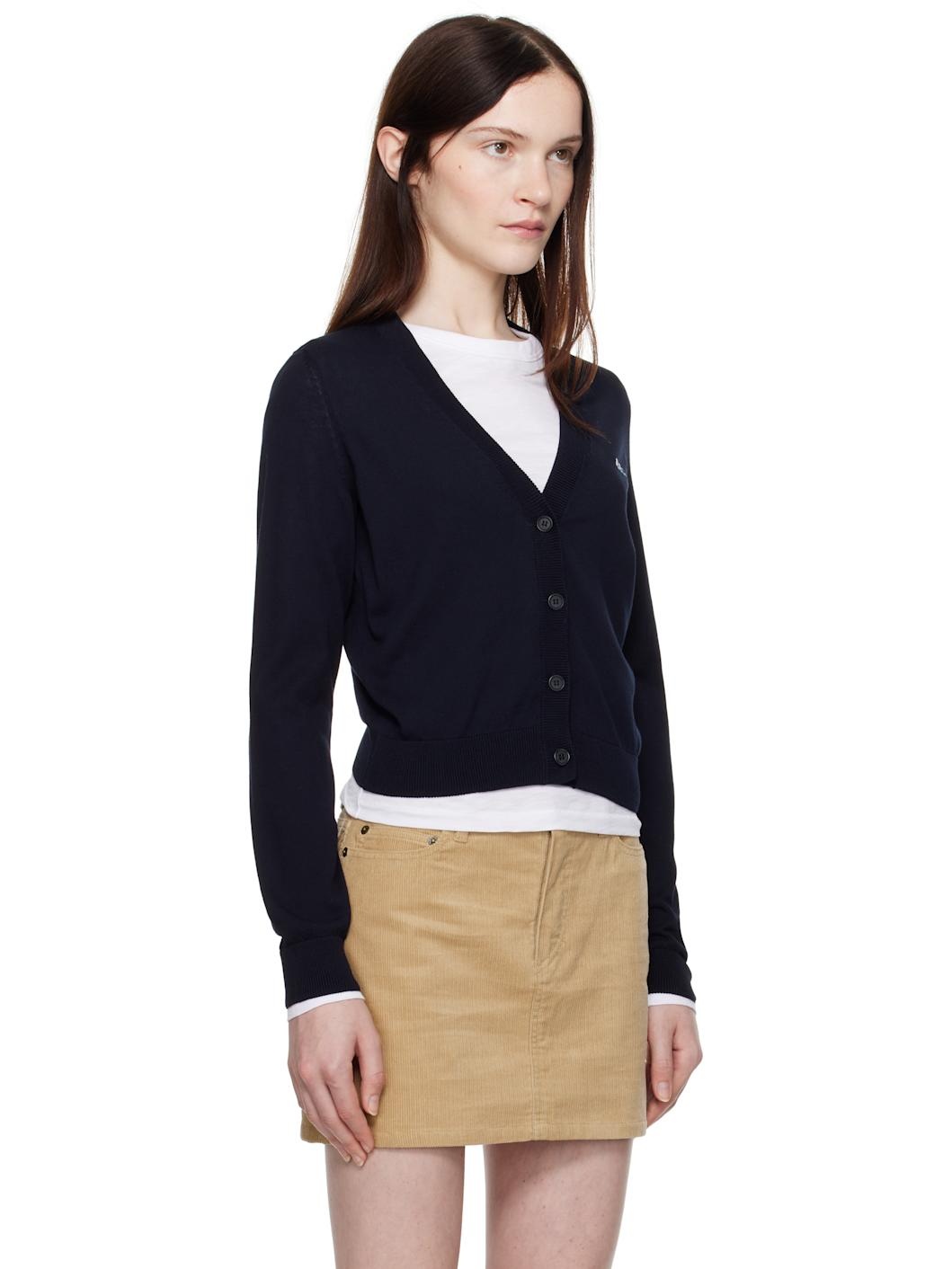 Navy Josephine Cardigan - 2