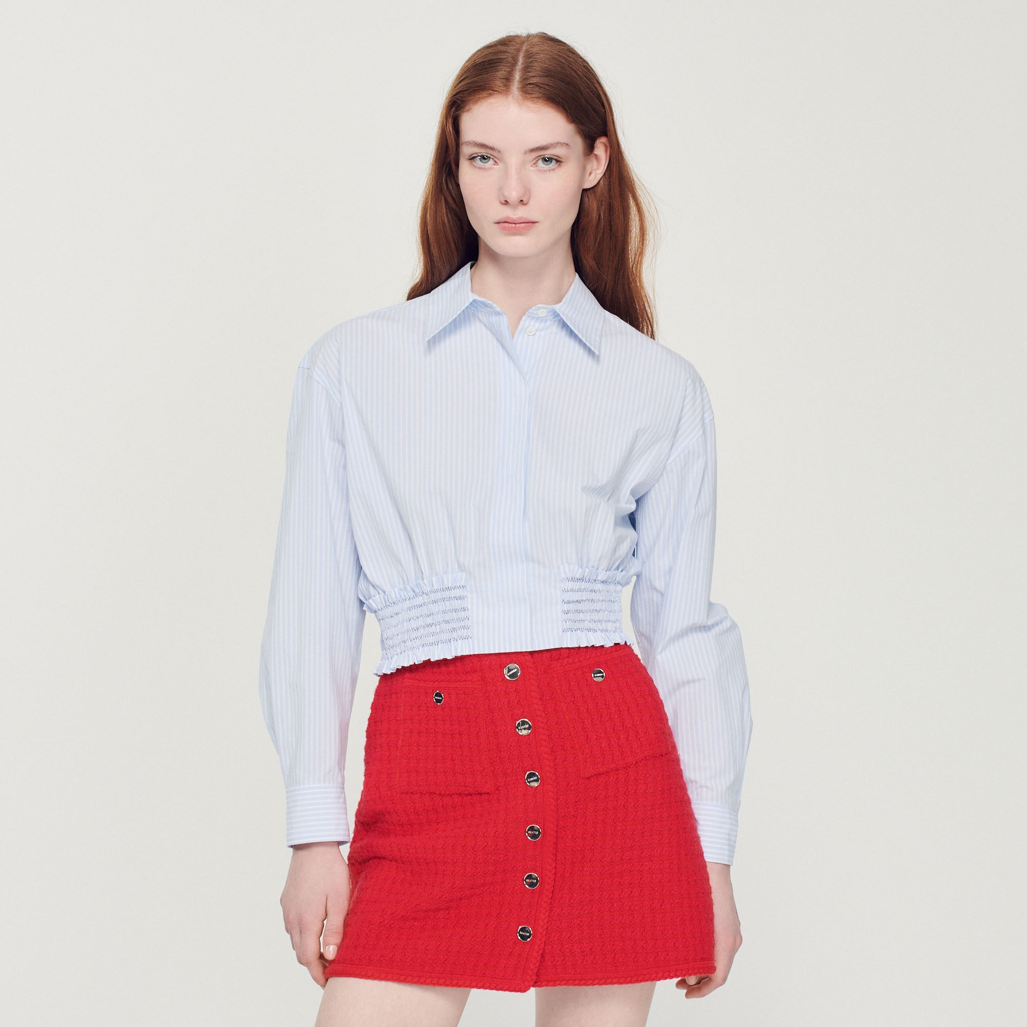 Short knitted skirt - 5