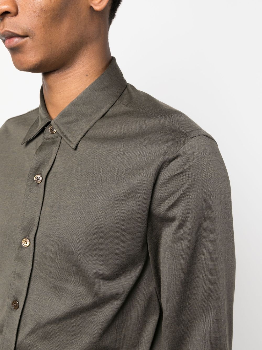 button-up long-sleeved shirt - 7