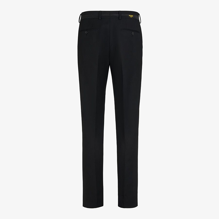 Black wool pants - 6