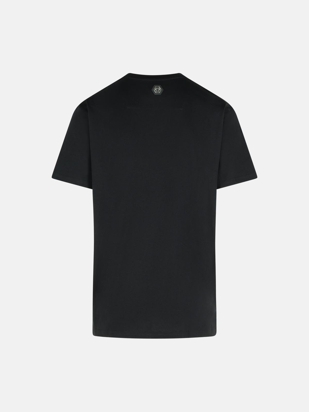 BLACK COTTON T-SHIRT - 3