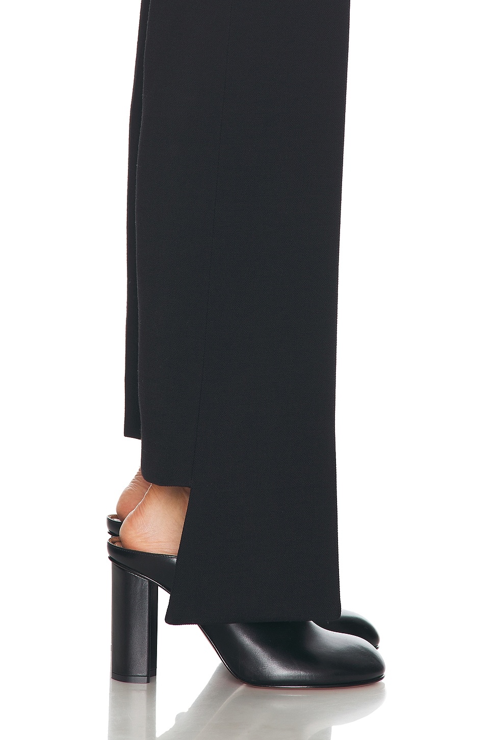 Wool Crepe Slim Trouser - 6