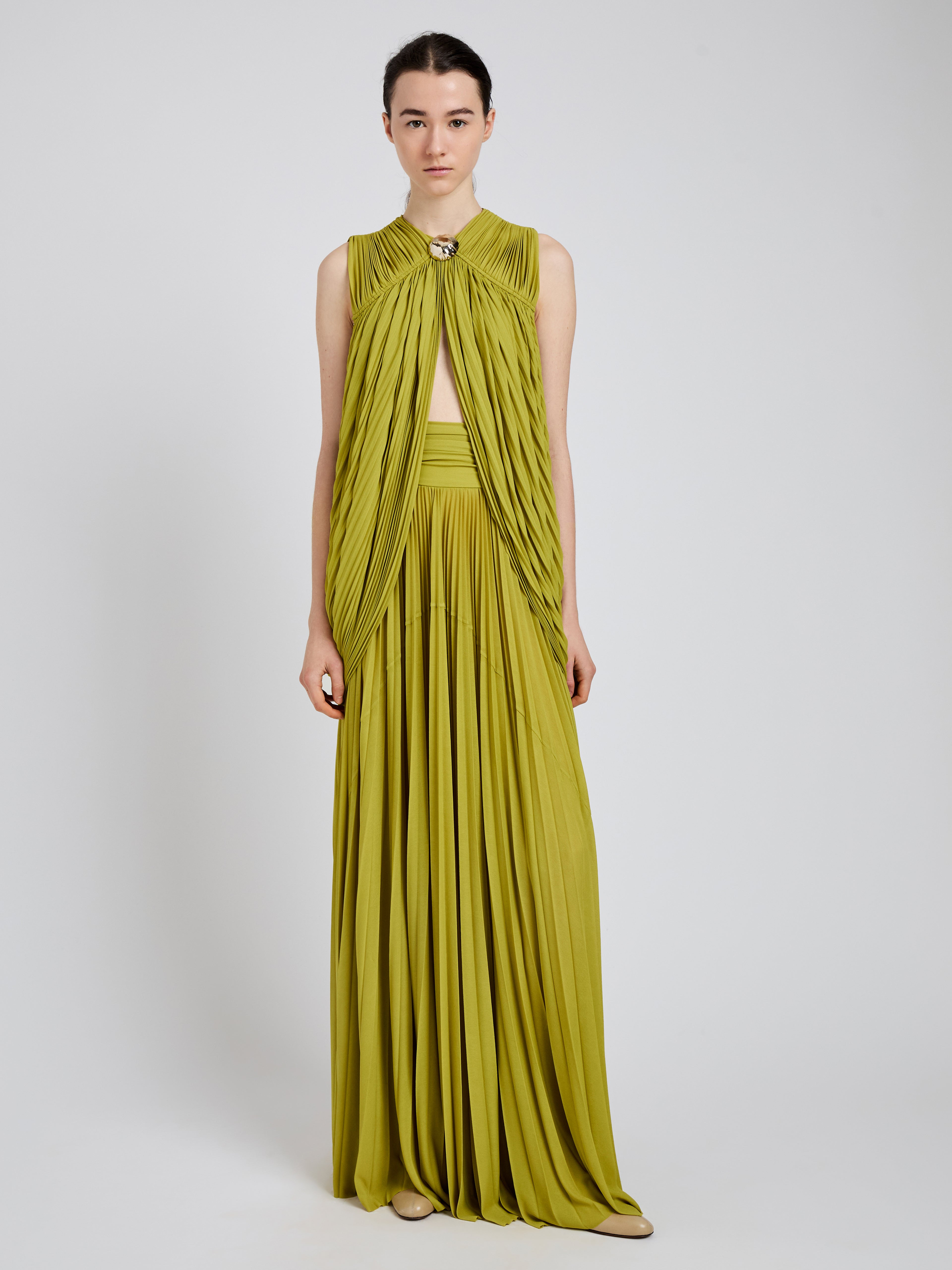 Bari Dress in Gauzy Jersey - 2