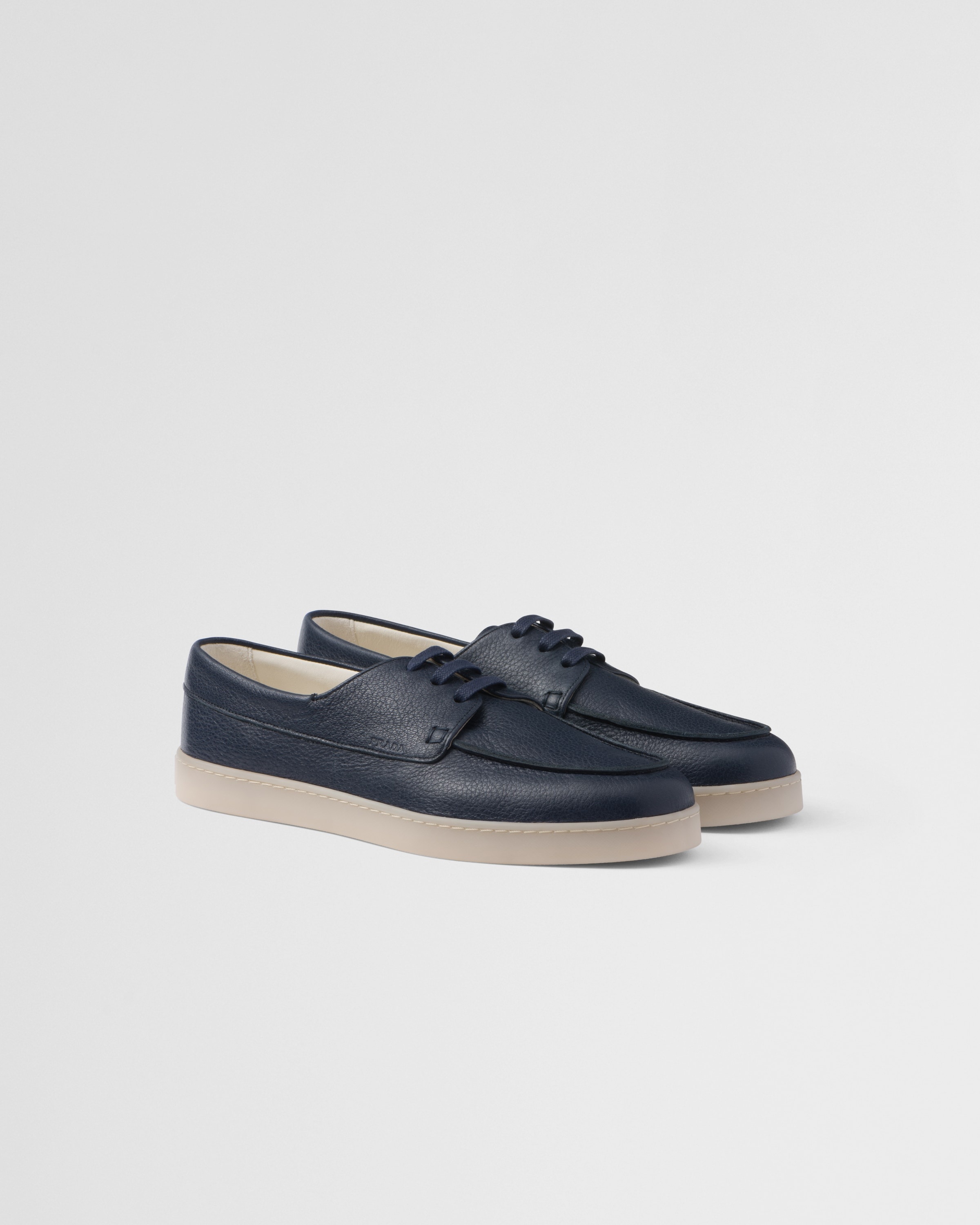 Leather lace-up shoes - 1