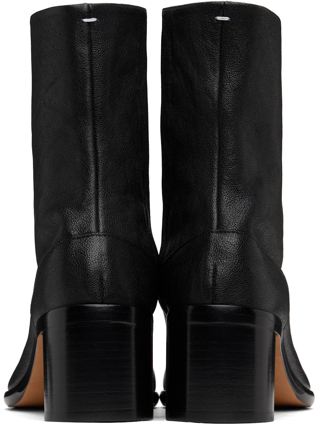 Black Tabi Ankle Boots - 2