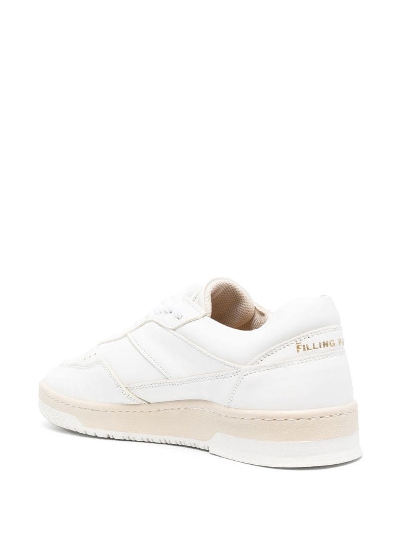 perforated low-top sneakers - 3