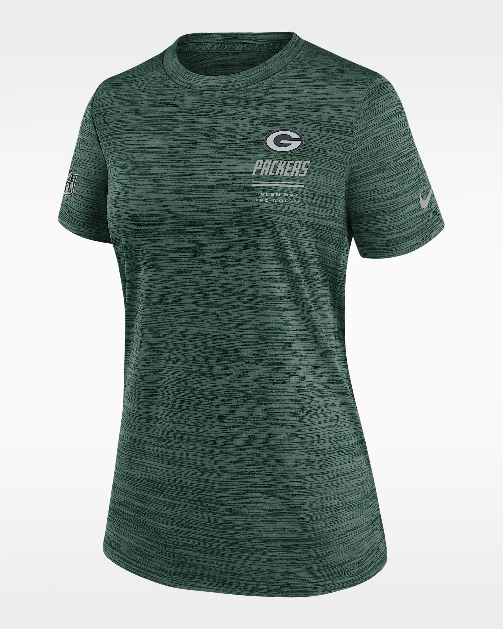 Green Bay Packers Sideline Velocity Women's Nike Dri-FIT NFL T-Shirt - 1