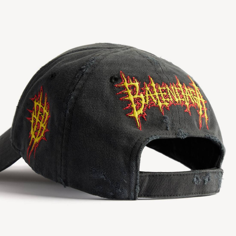 BALENCIAGA Women's Balenciaga Sacré Cœur Cap in Black outlook