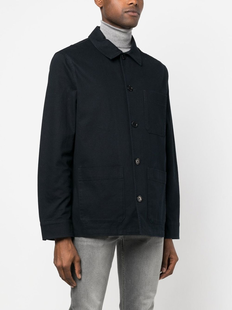 slogan-print shirt jacket 4
