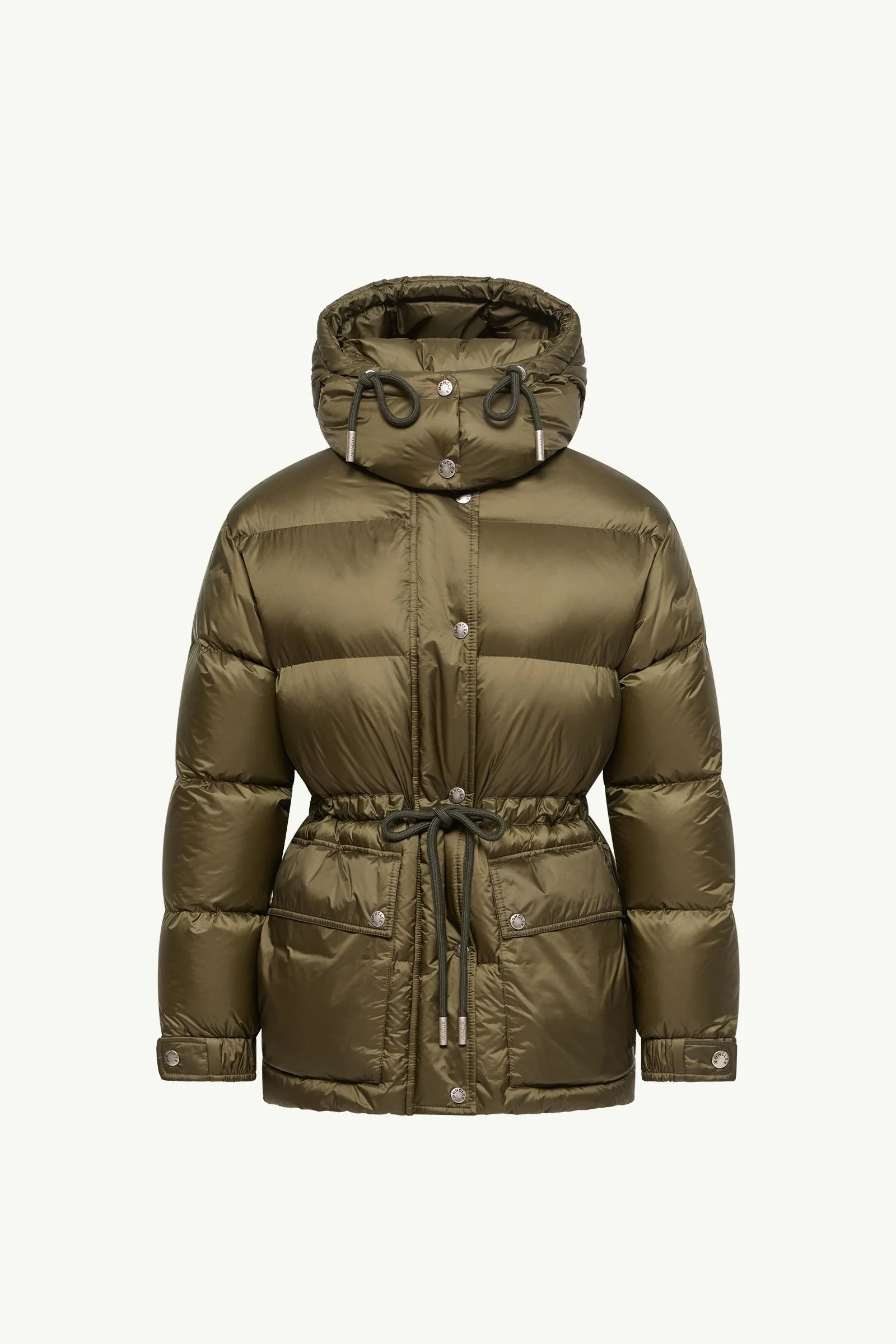 Sesie Hooded Mid-Length Down Jacket - 1
