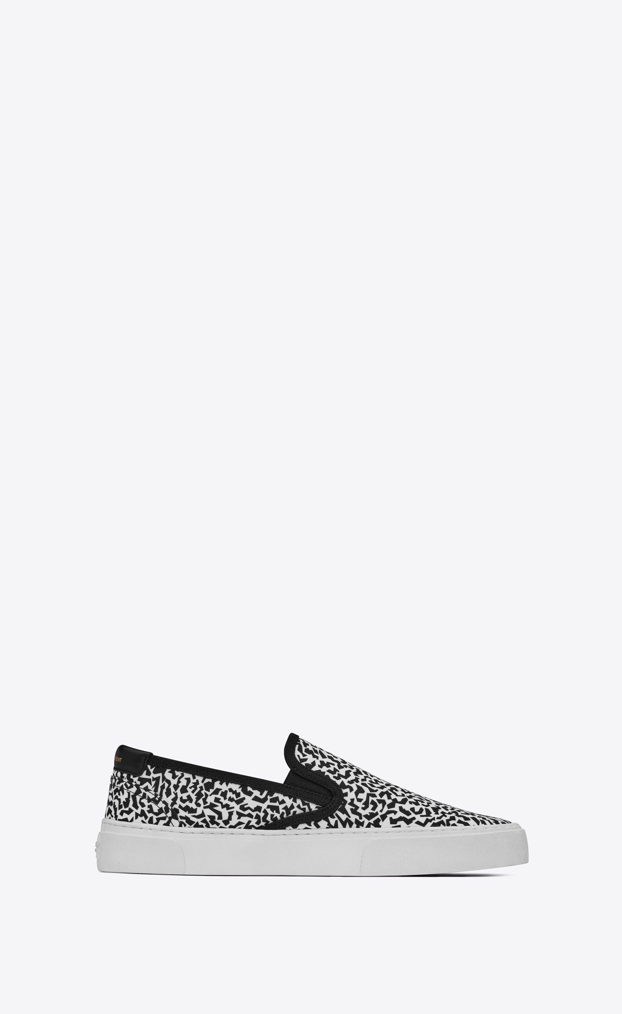 venice slip-on sneakers in sparkle-print canvas - 1