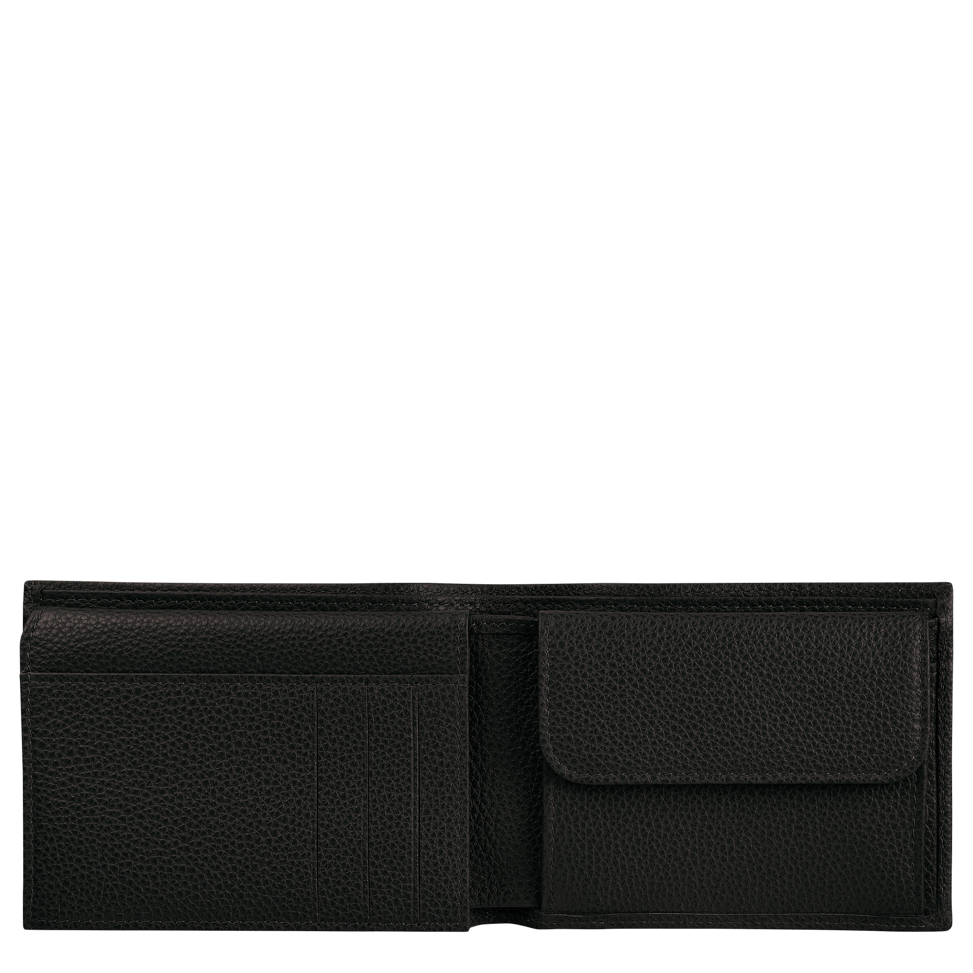 Le Foulonné Wallet Black - Leather - 2