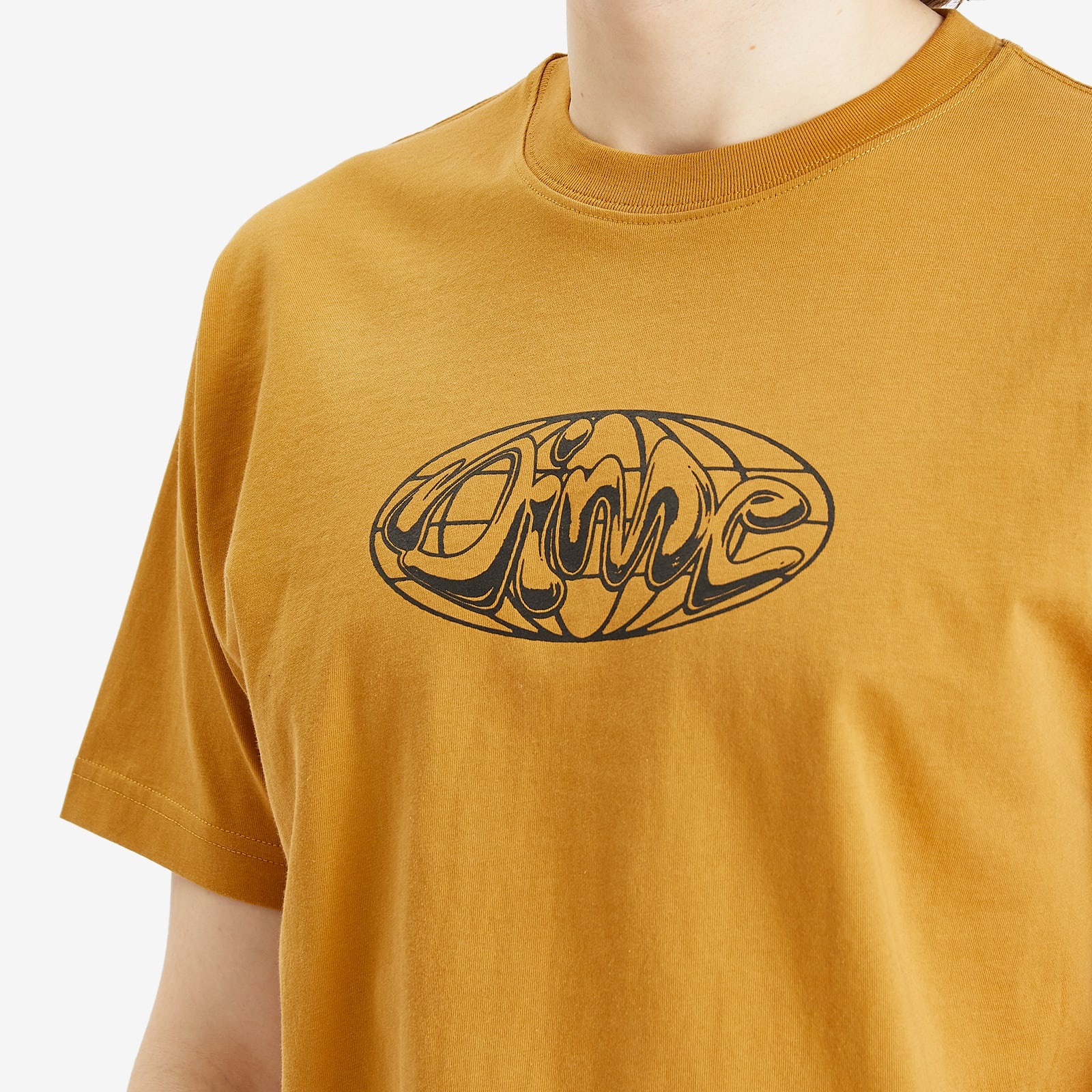 Dime Dime Globe T-Shirt | endclothing | REVERSIBLE