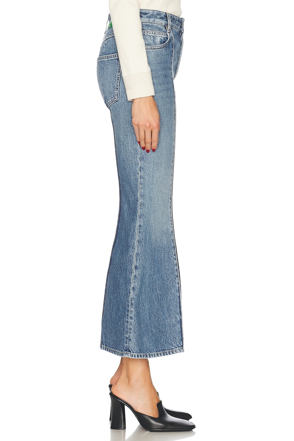 Cropped Kick Flare Leg - 3