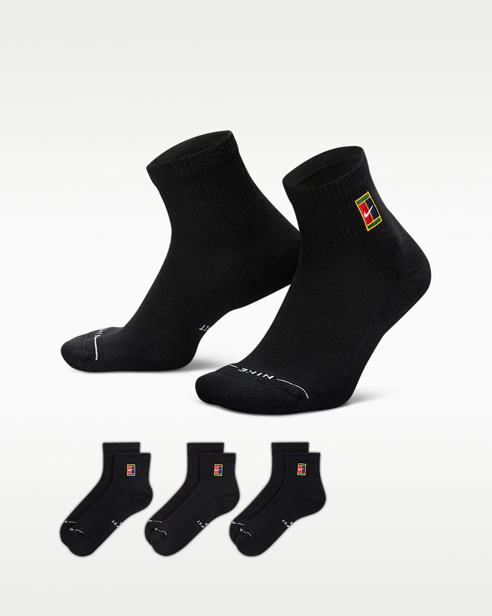 Nike Everyday Elevated Ankle Socks (3 Pairs) - 1