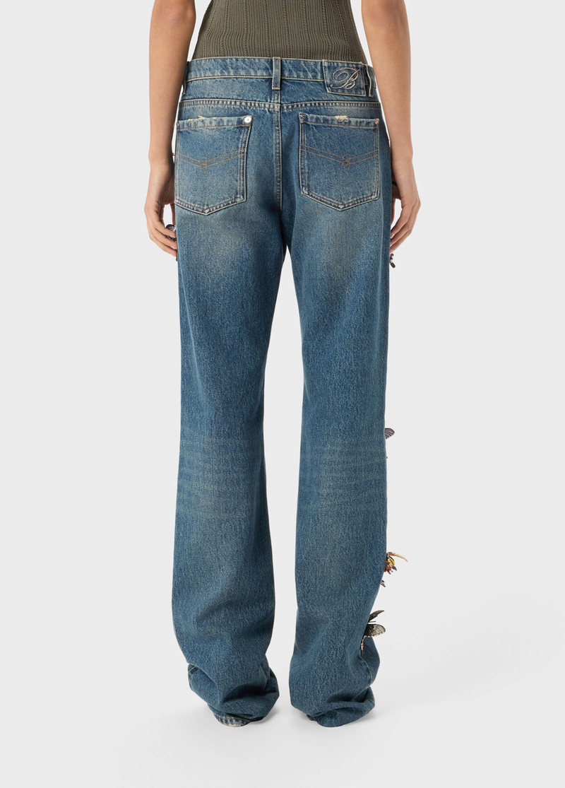 BOYFRIEND JEANS WITH BUTTERFLIES 3