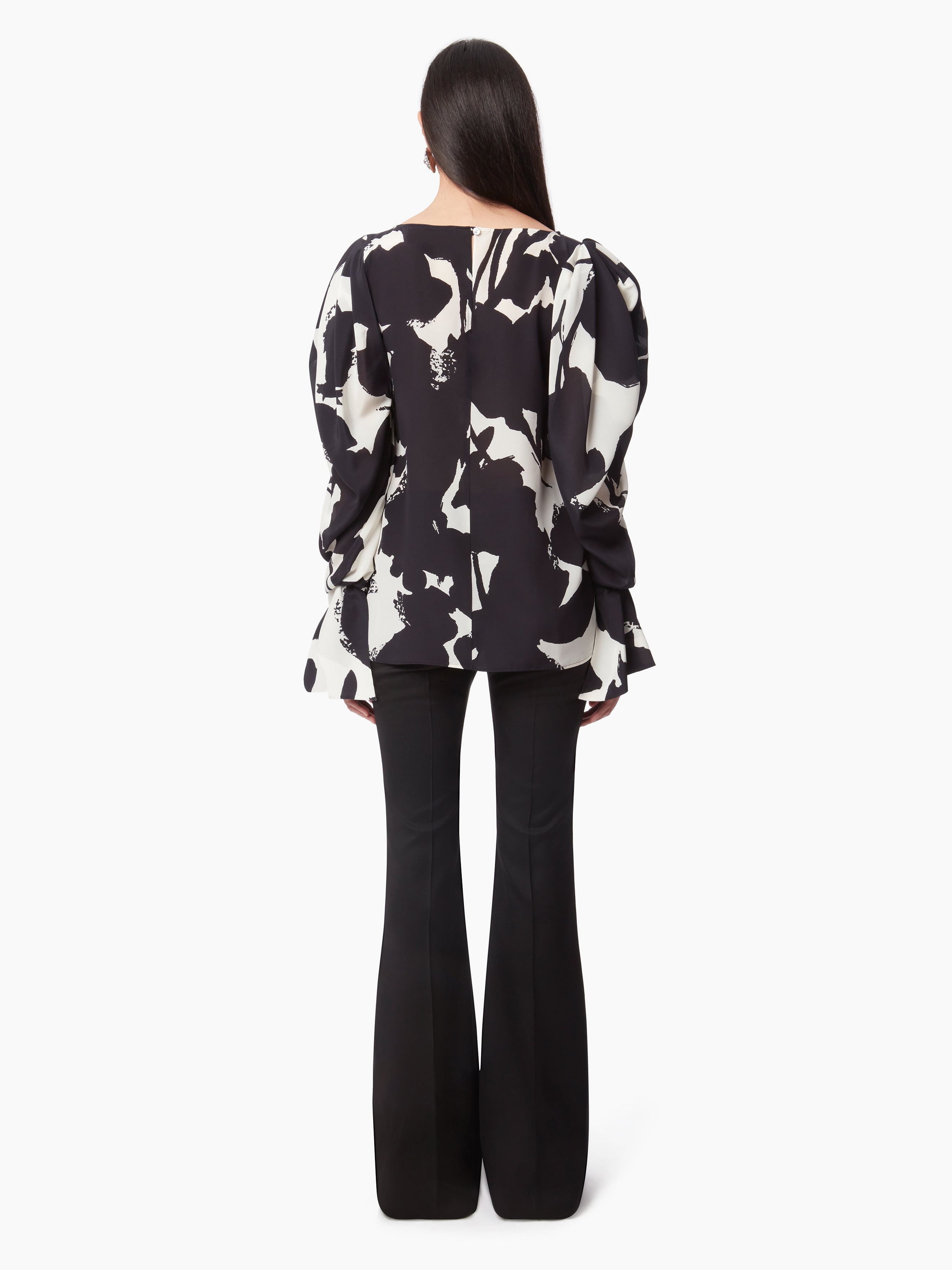 BLOUSE WITH PUFF SLEEVES - 4