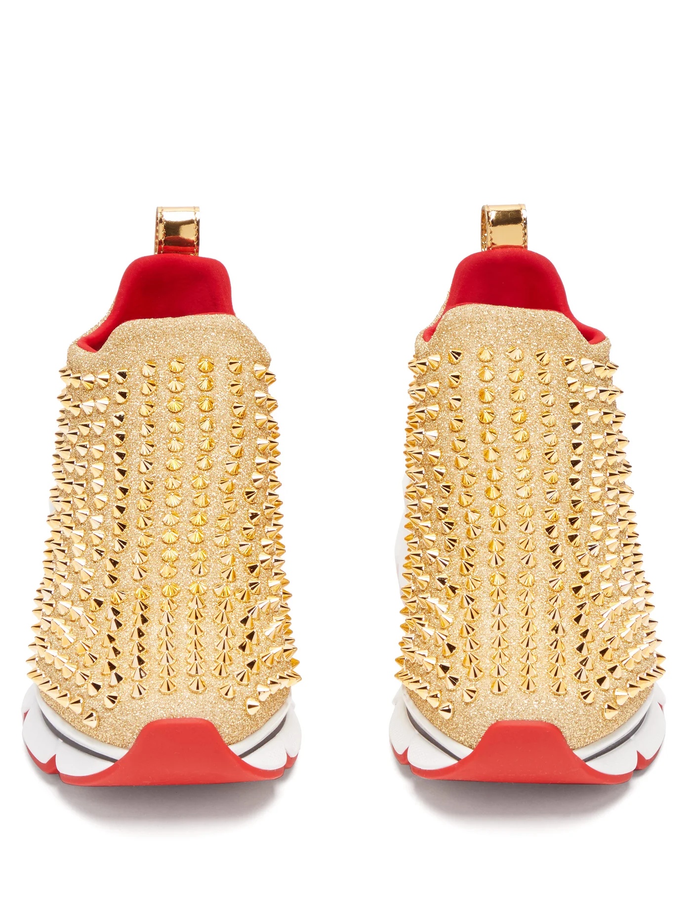 Spiky Sock studded neoprene trainers - 5