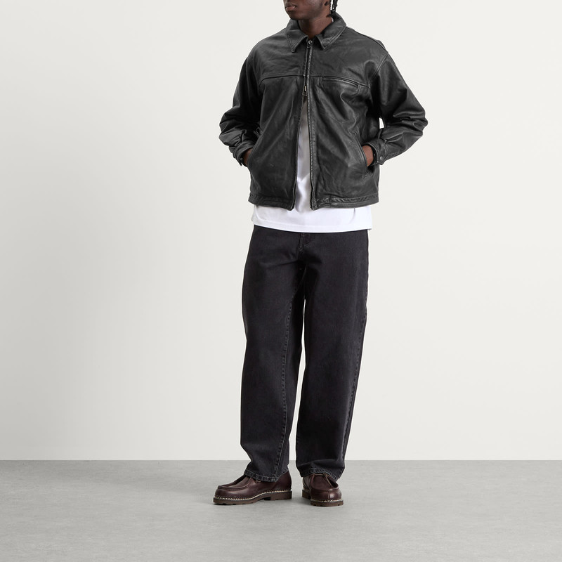 FrizmWORKS FrizmWORKS Destroyed Cowhide Leather Jacket outlook