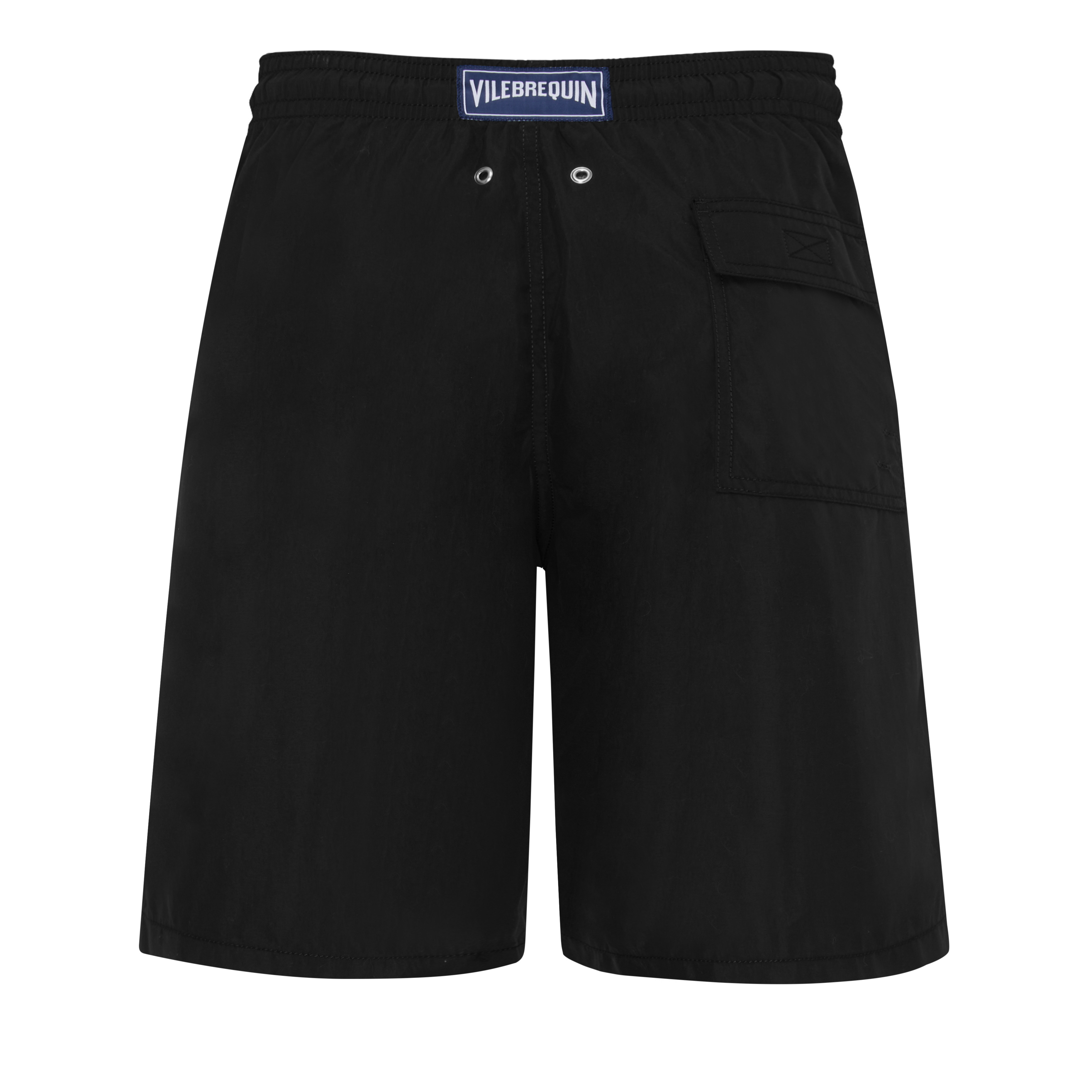 Men Long Swim Trunks Solid - 2