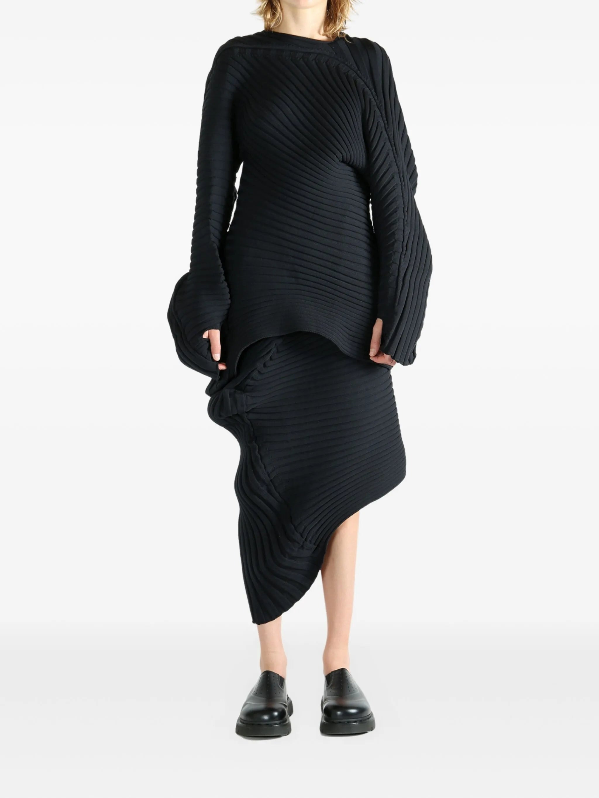 asymmetric sweater - 2