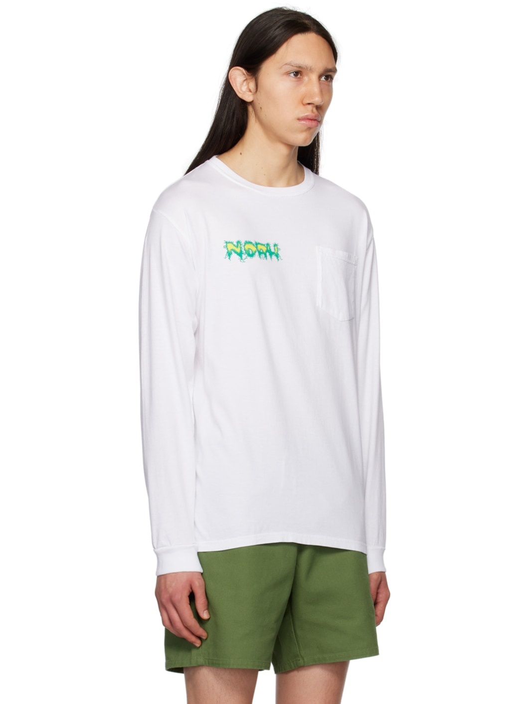White Shock Long Sleeve T-Shirt - 2