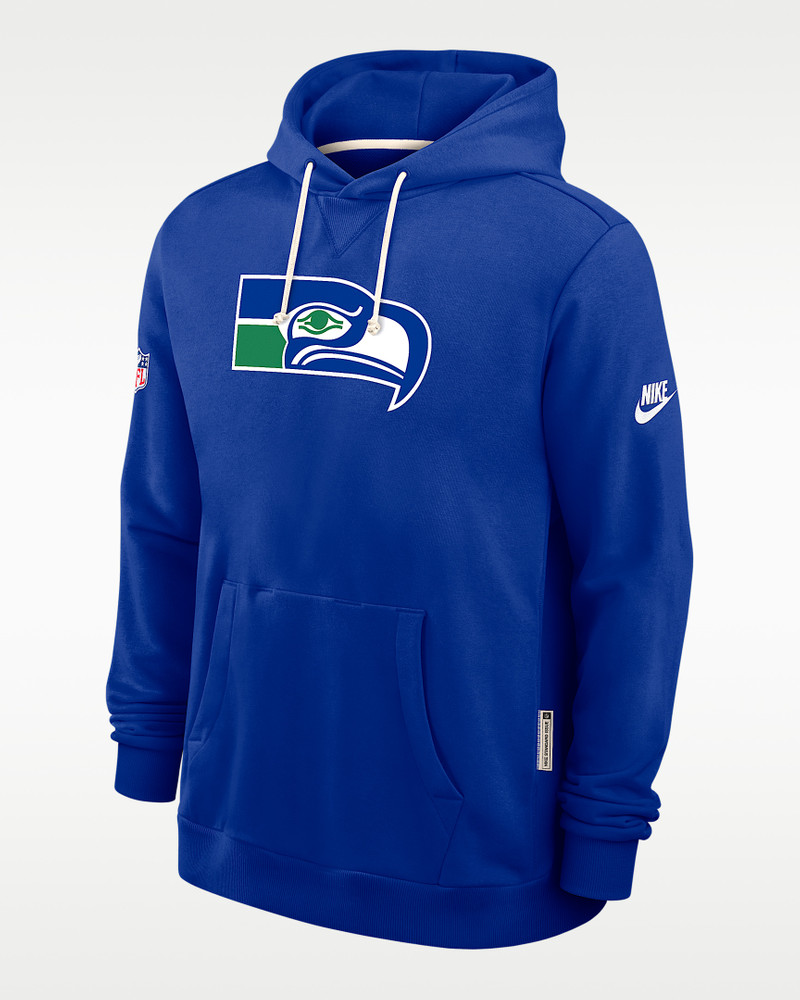 Seattle Seahawks Alt Offensive Set Play Sideline Men's Nike Dri-FIT NFL Pullover Hoodie 1