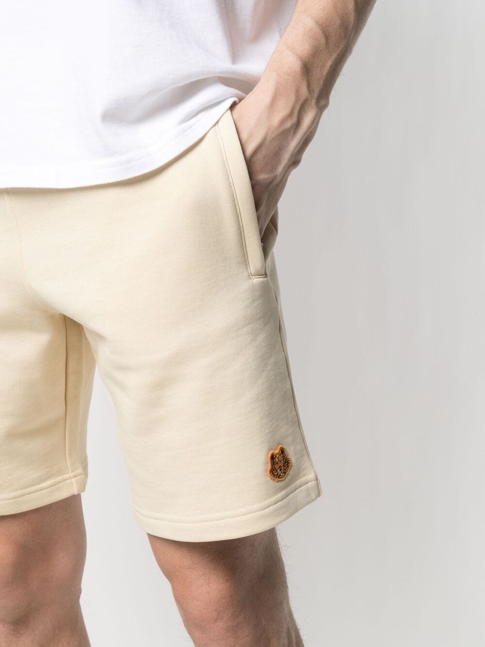 embroidered-logo track shorts - 5