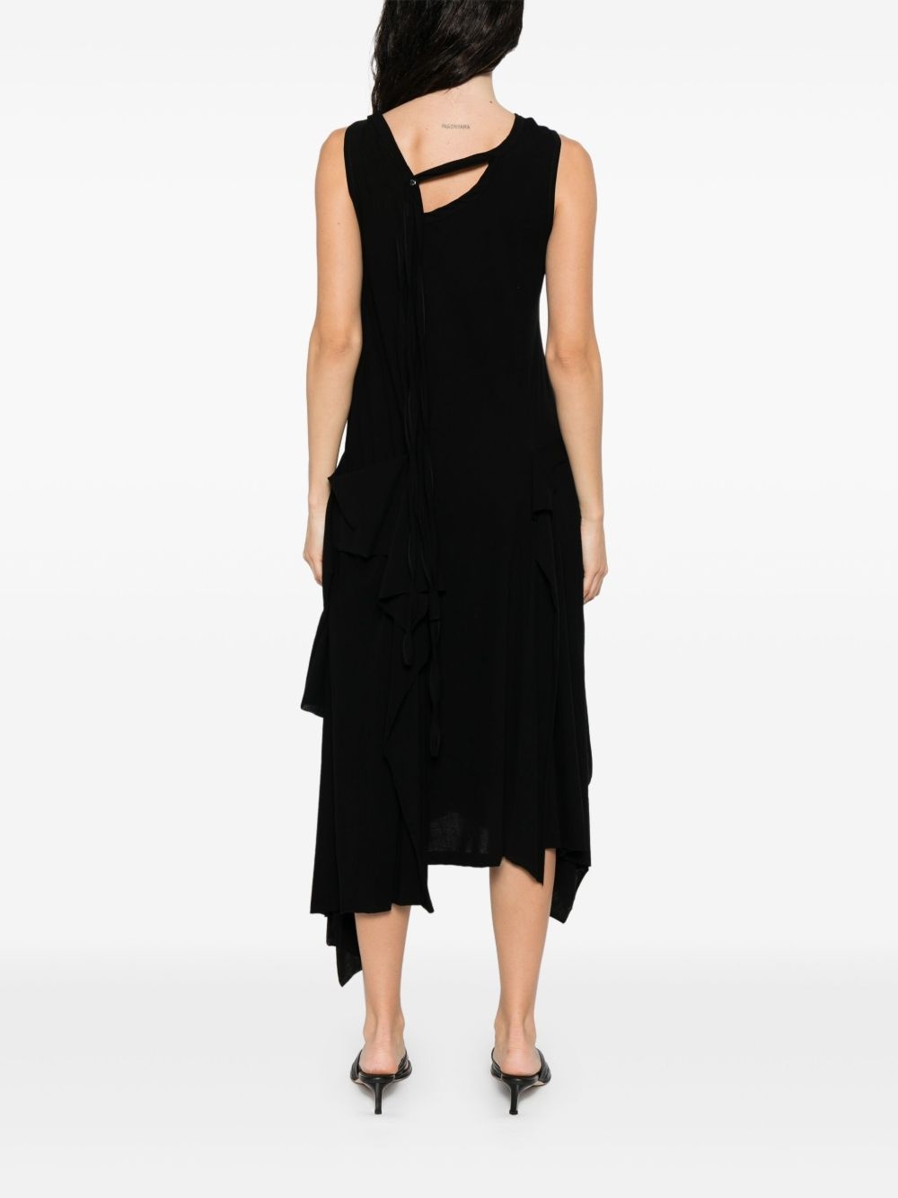 asymmetric midi dress - 4