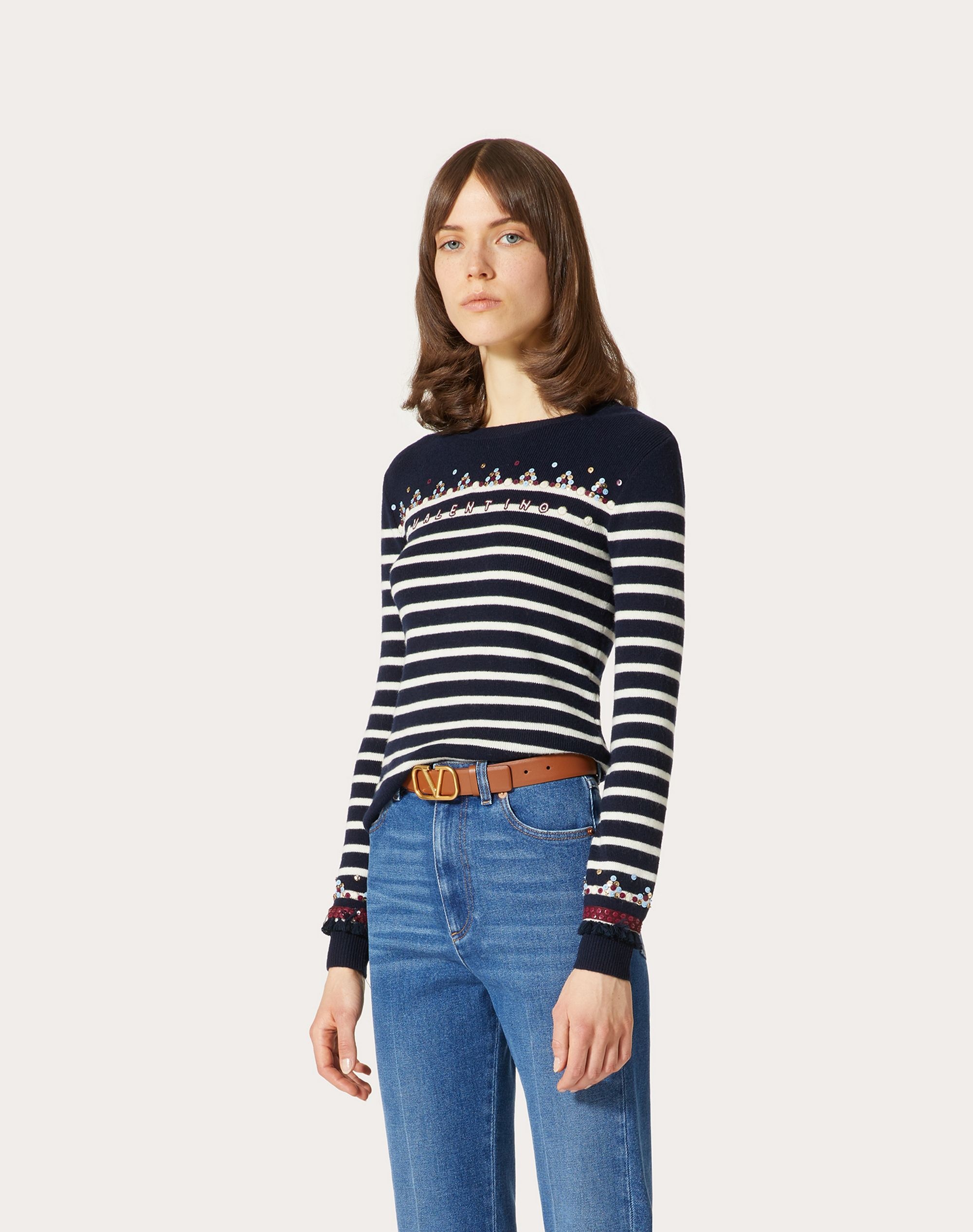 EMBROIDERED WOOL SWEATER - 3