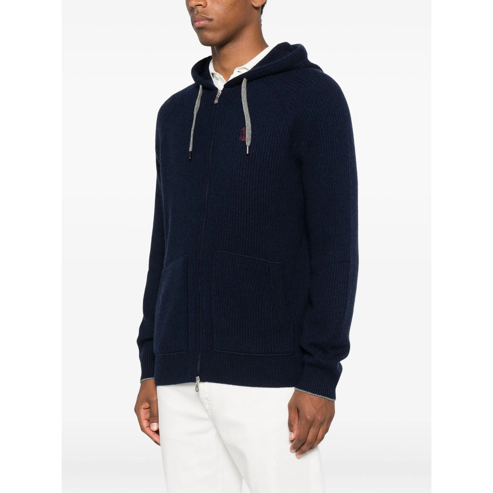 Brunello Cucinelli Blue Sweaters & Knitwear - Cardigans Men - 3