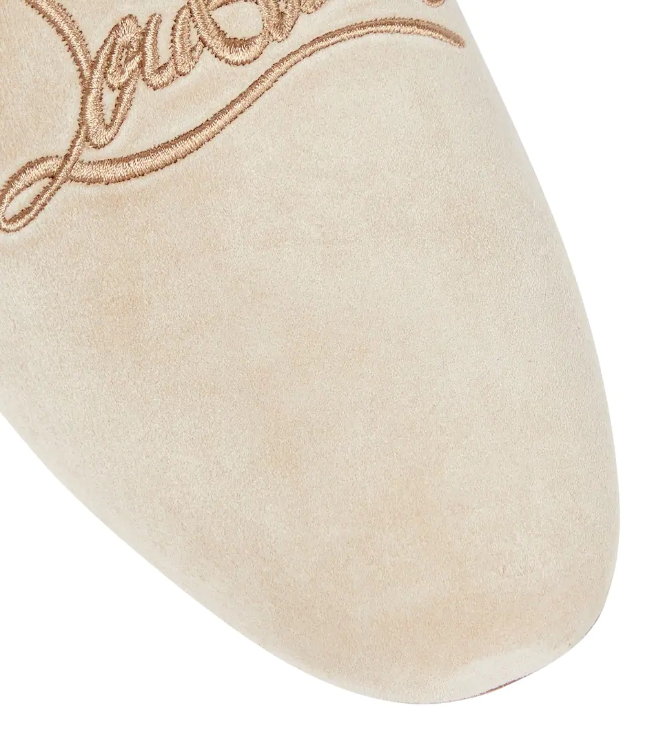 Navy Coolito Donna suede slippers - 6