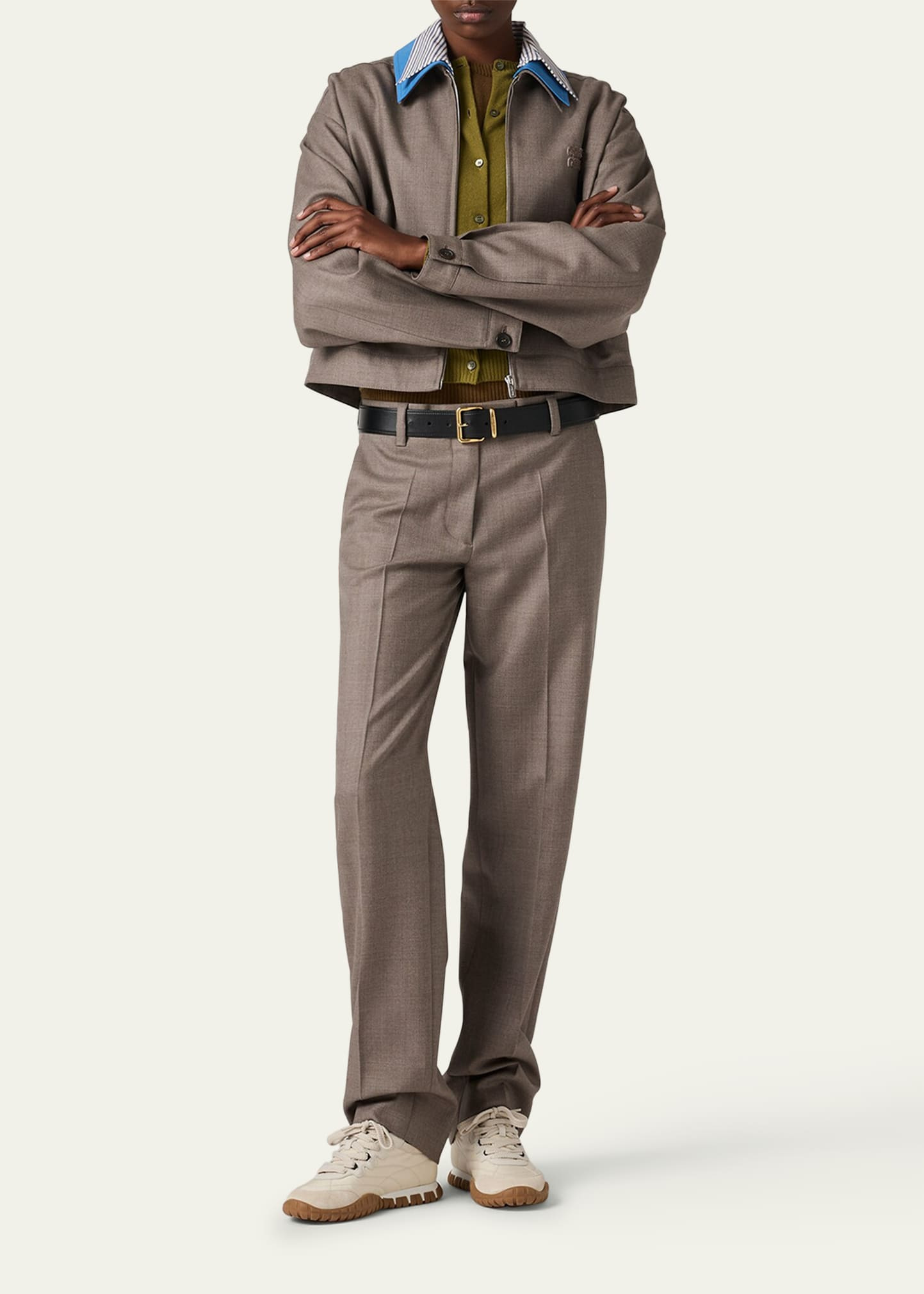 Collared Cashmere Cardigan - 2