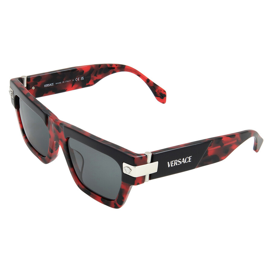 Versace Dark Grey Square Men's Sunglasses VE4464F 545787 55 - 4