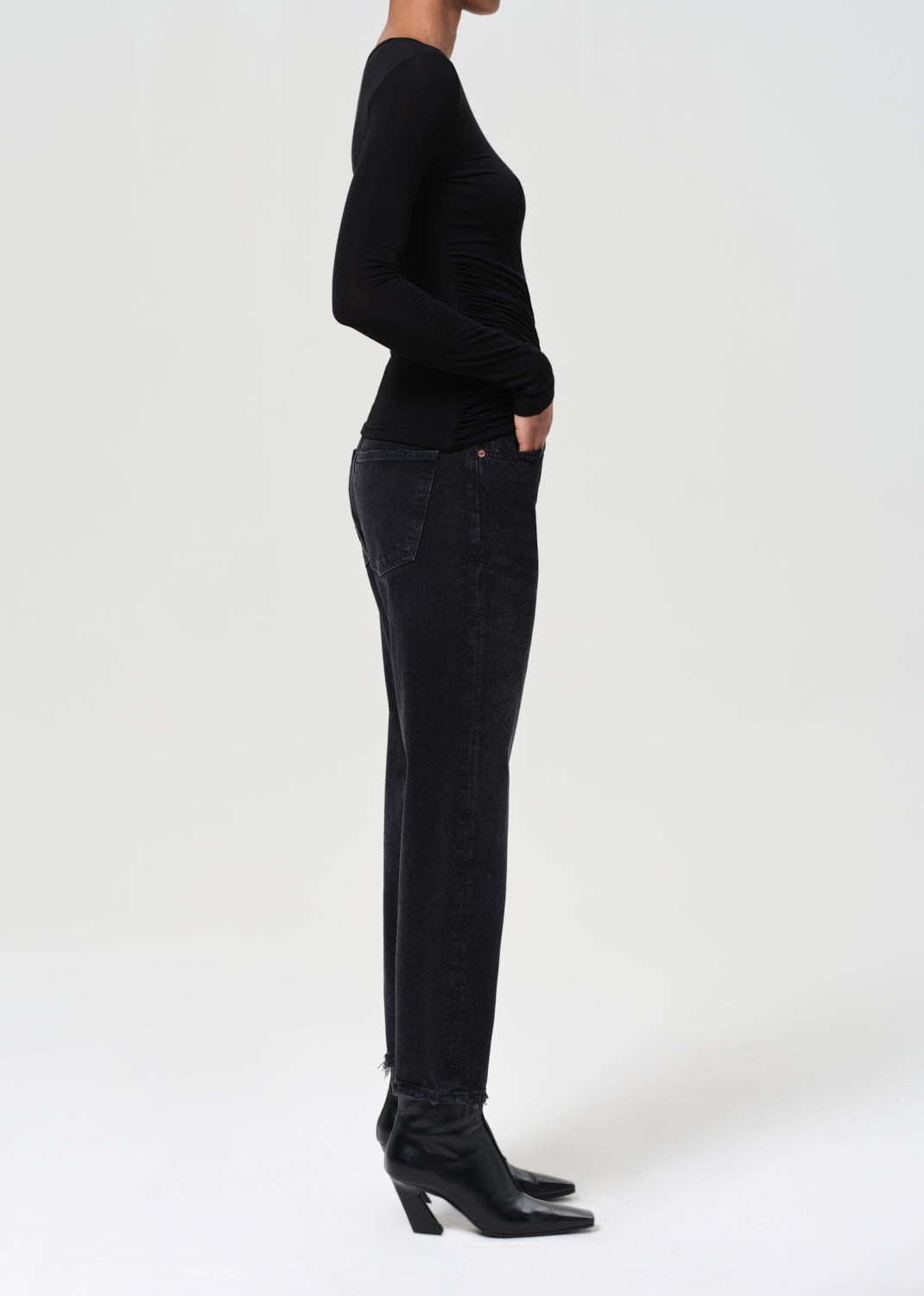 90'S CROP MID RISE STRAIGHT IN TAR - 3