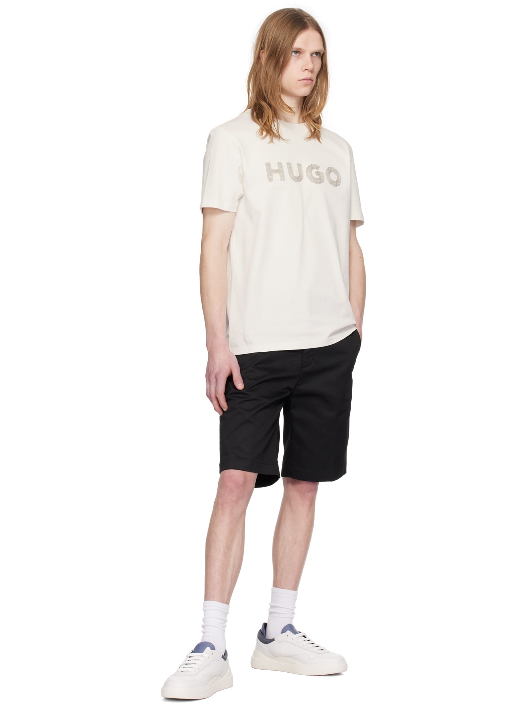 Black Regular-Fit Shorts - 4
