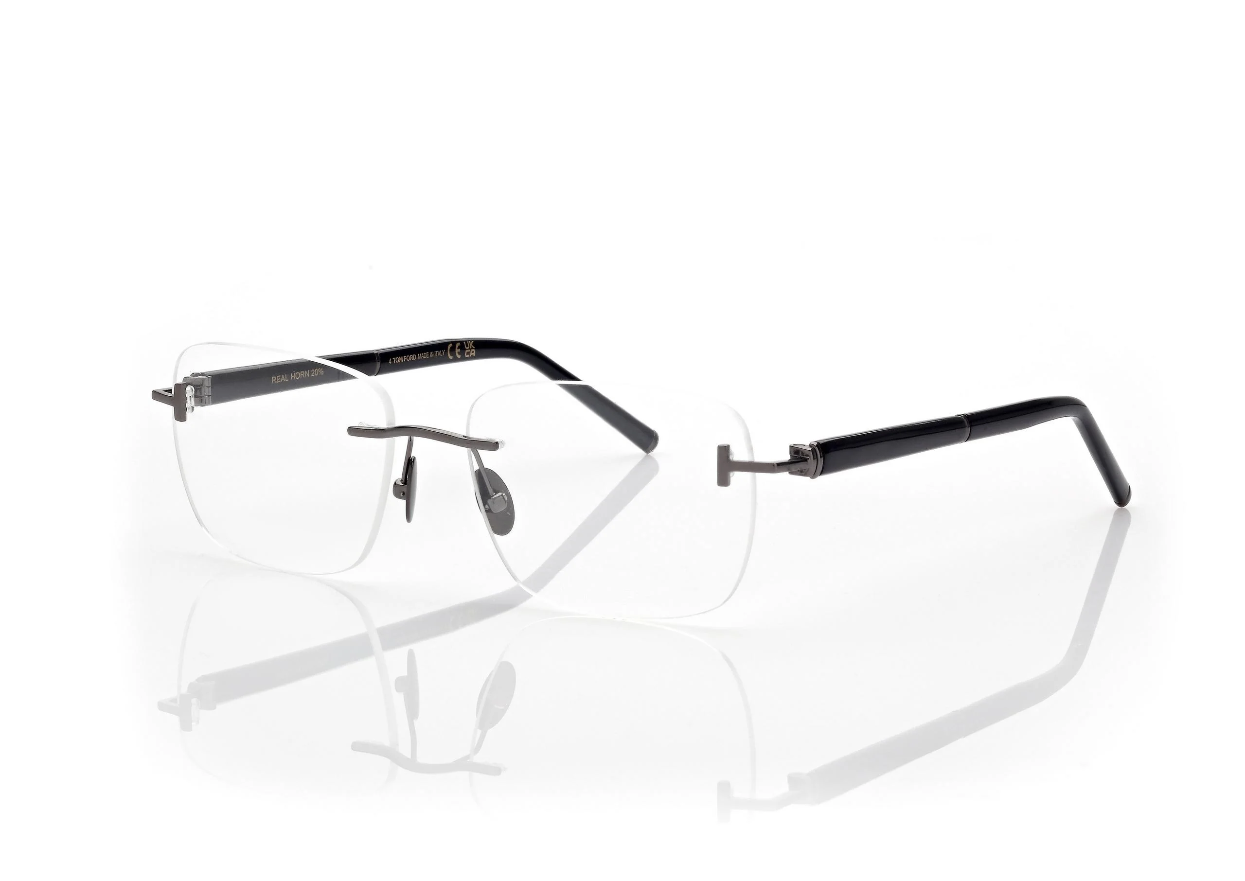 HORN AND TITANIUM RECTANGULAR OPTICALS - 1