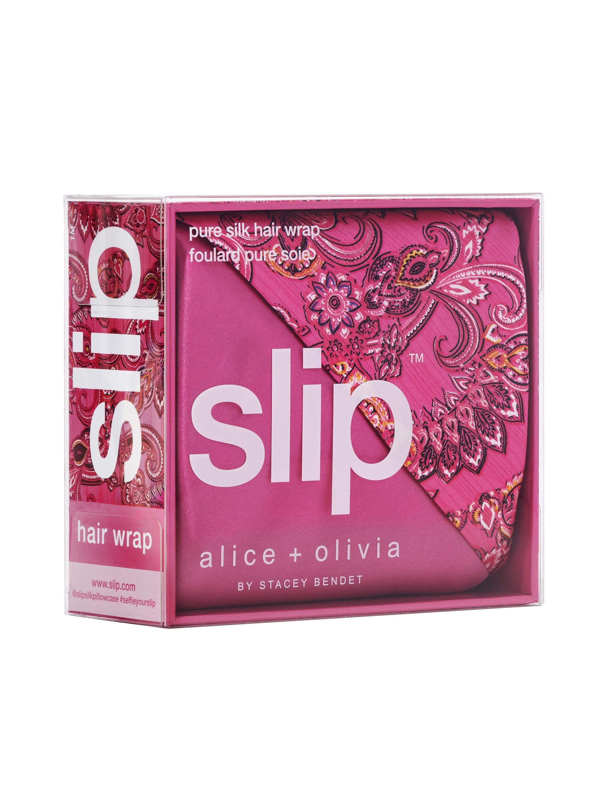 A+O X SLIP SILK HAIR WRAP - 3