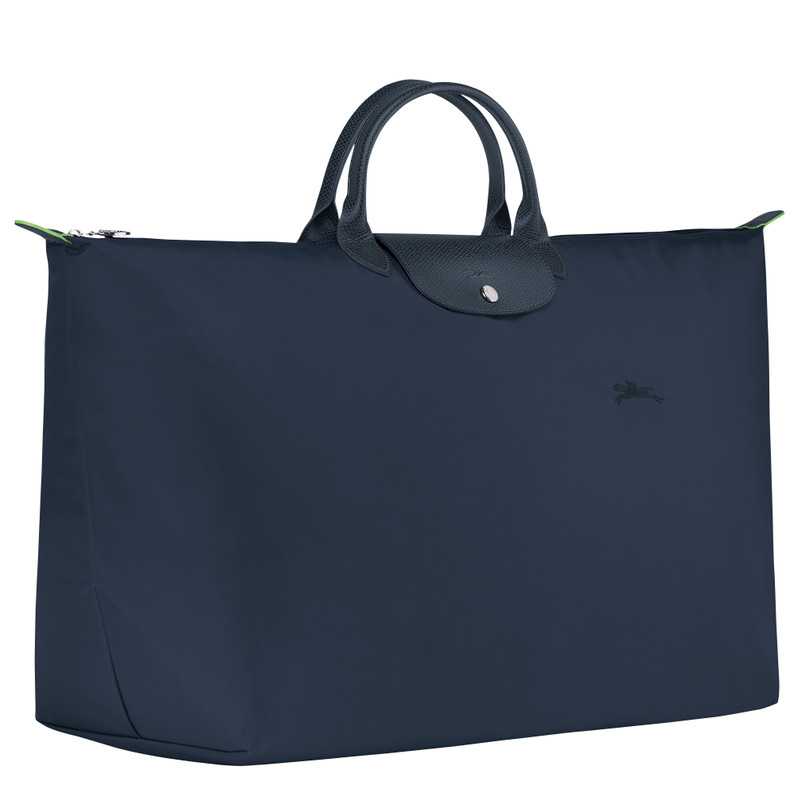 Longchamp Le Pliage Green M Travel bag Navy - Recycled canvas outlook