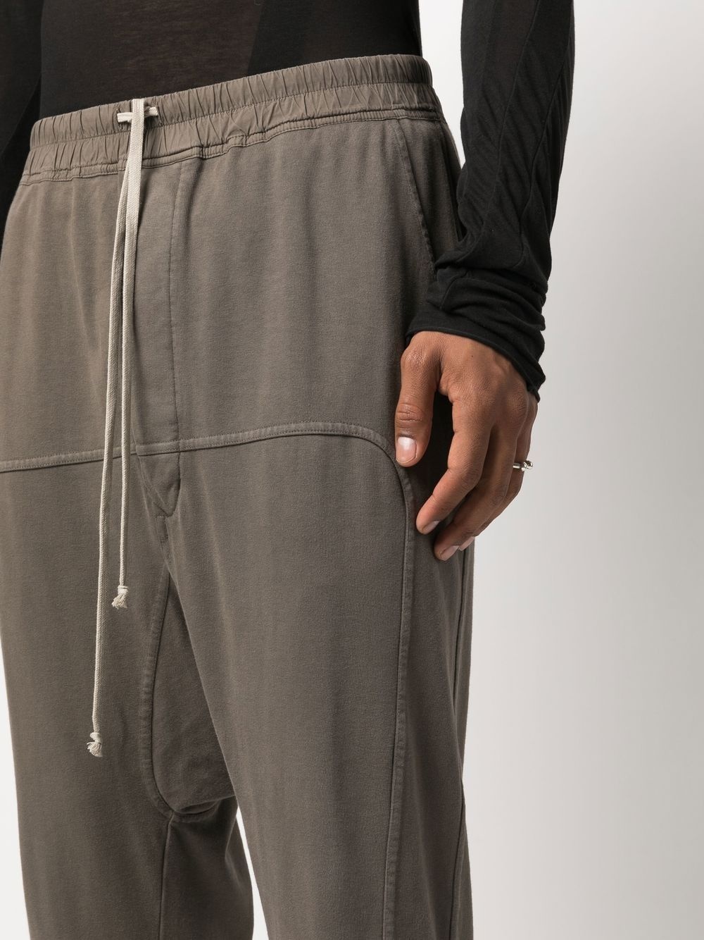 drop-crotch track pants - 5