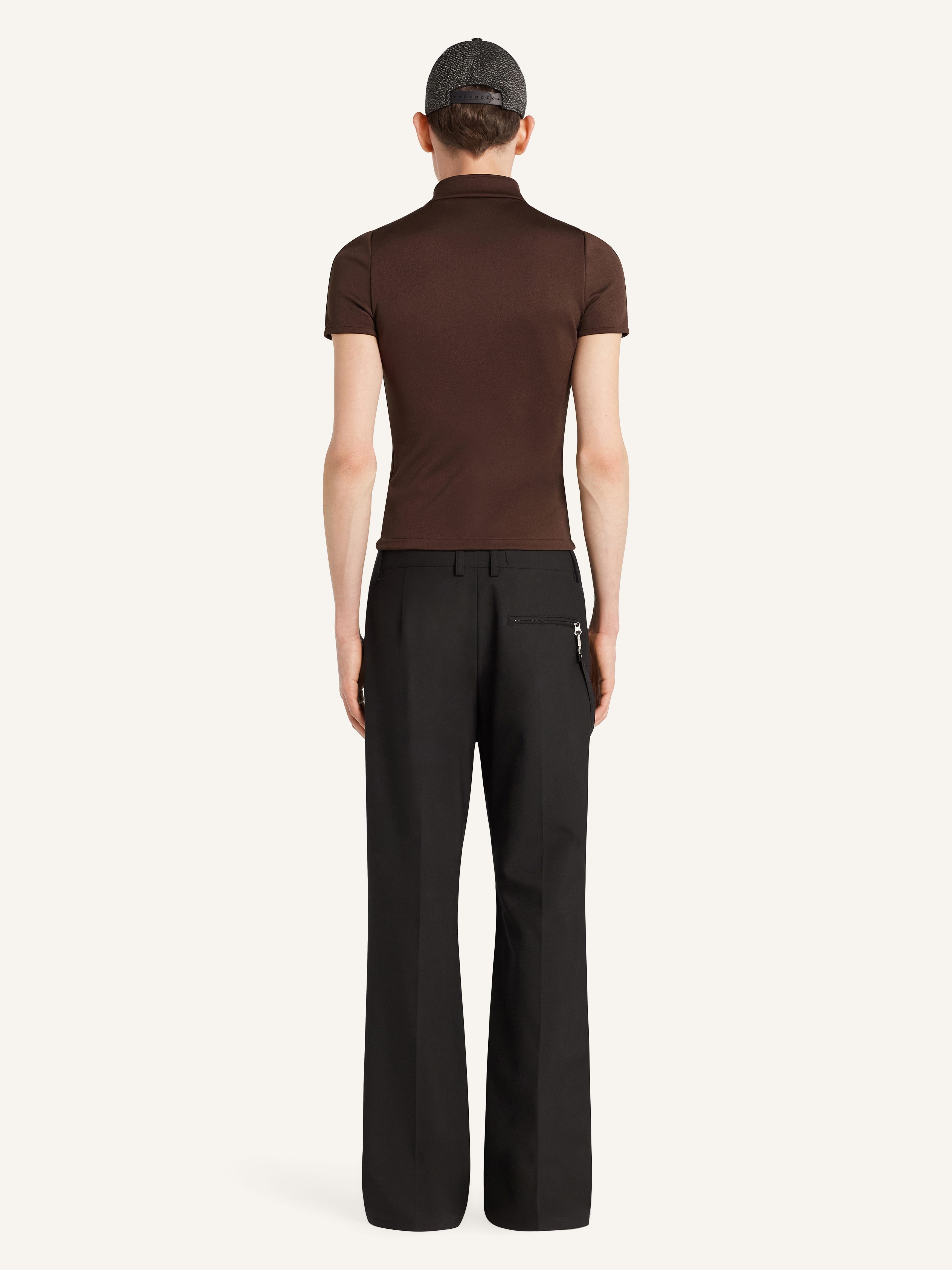 LIGHT TWILL BOOTCUT PANTS - 4