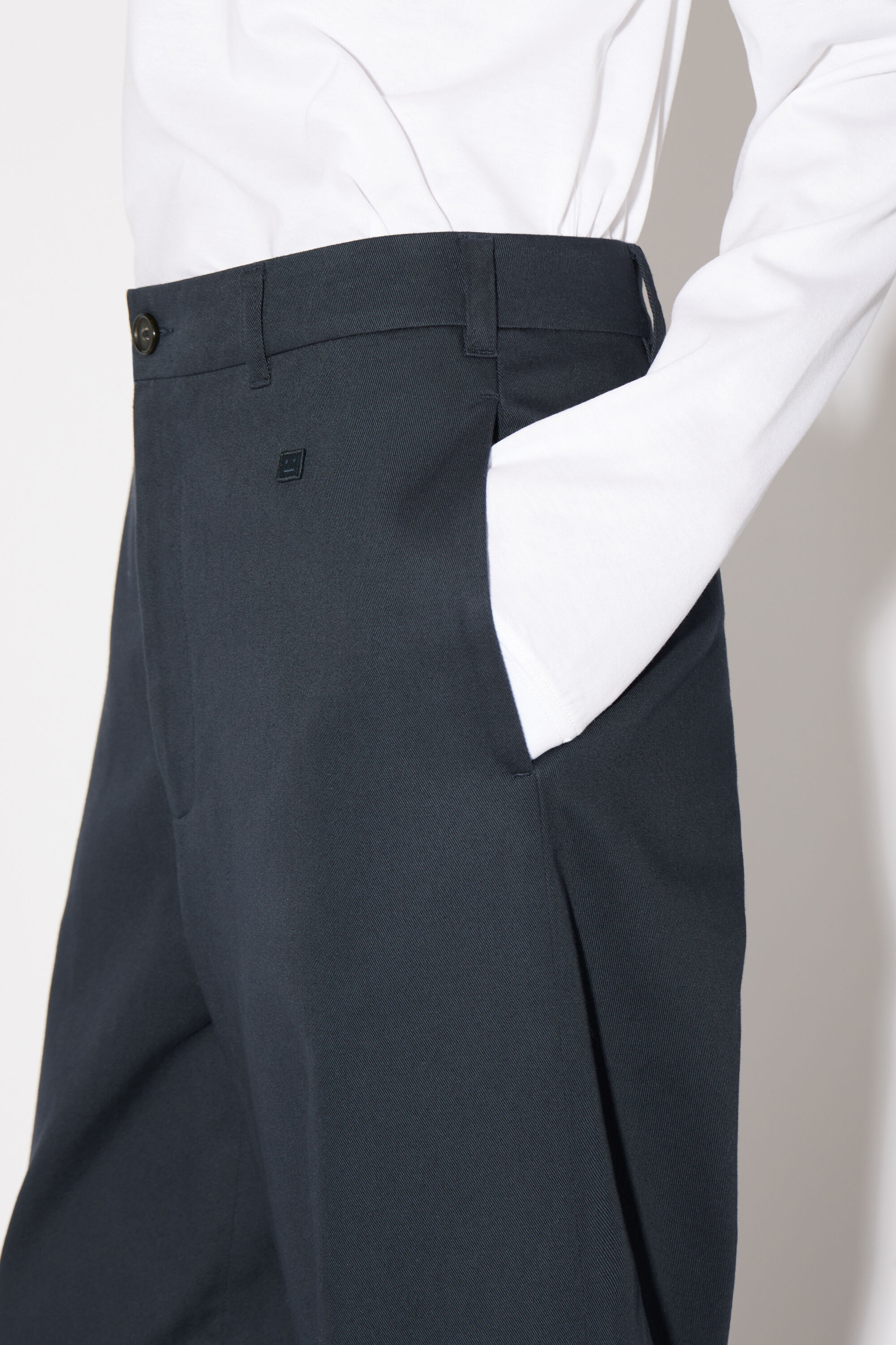Twill chino trousers - Regular fit - Midnight blue - 5