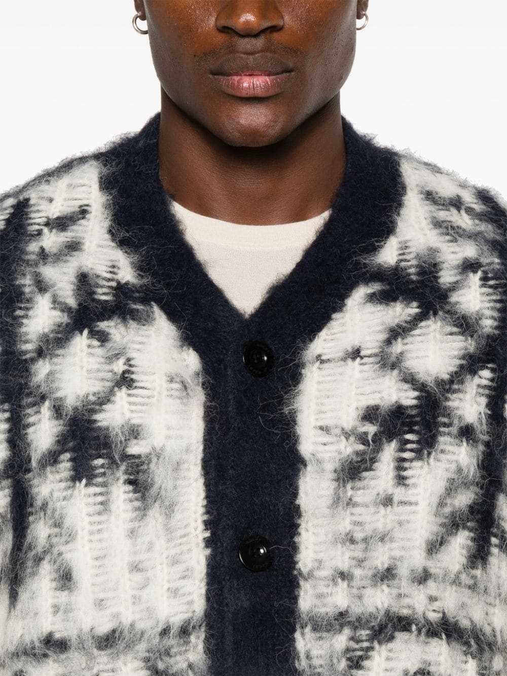 intarsia-knit cardigan - 5