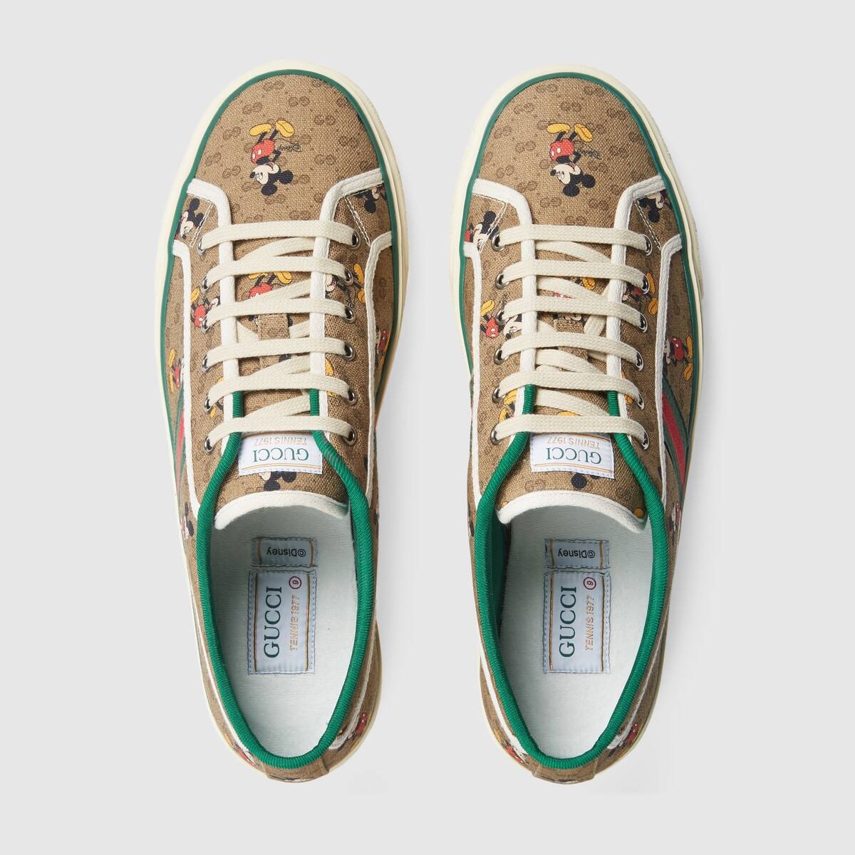 Men's Disney x Gucci Tennis 1977 sneaker with Web - 3