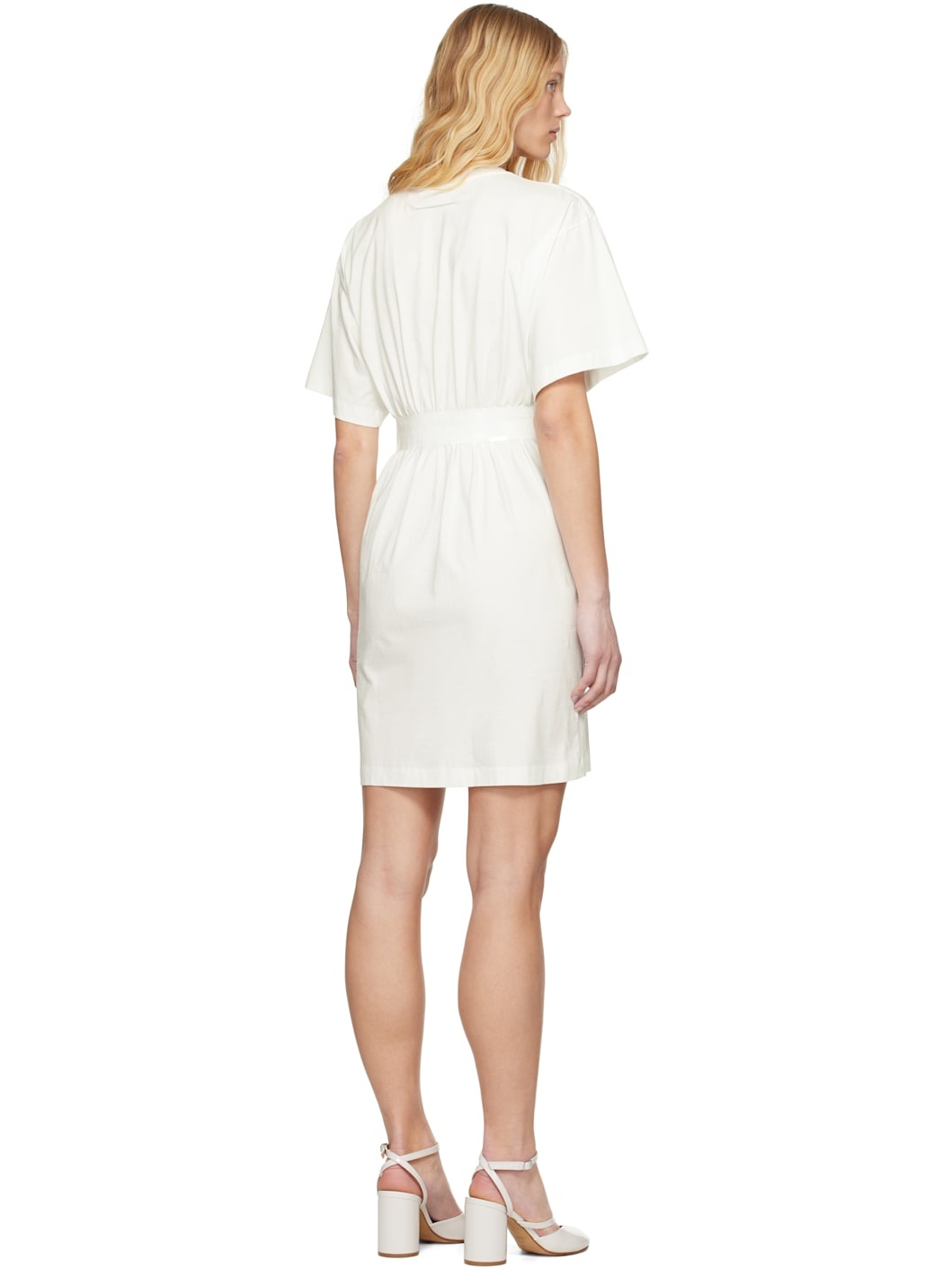 Off-White Taped Jersey Midi Dress - 3