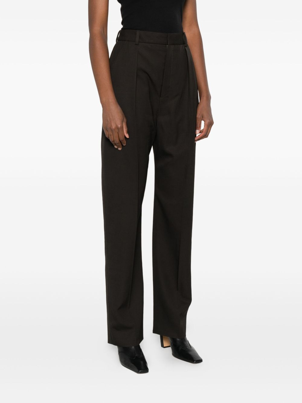pleated-pocket trousers - 3