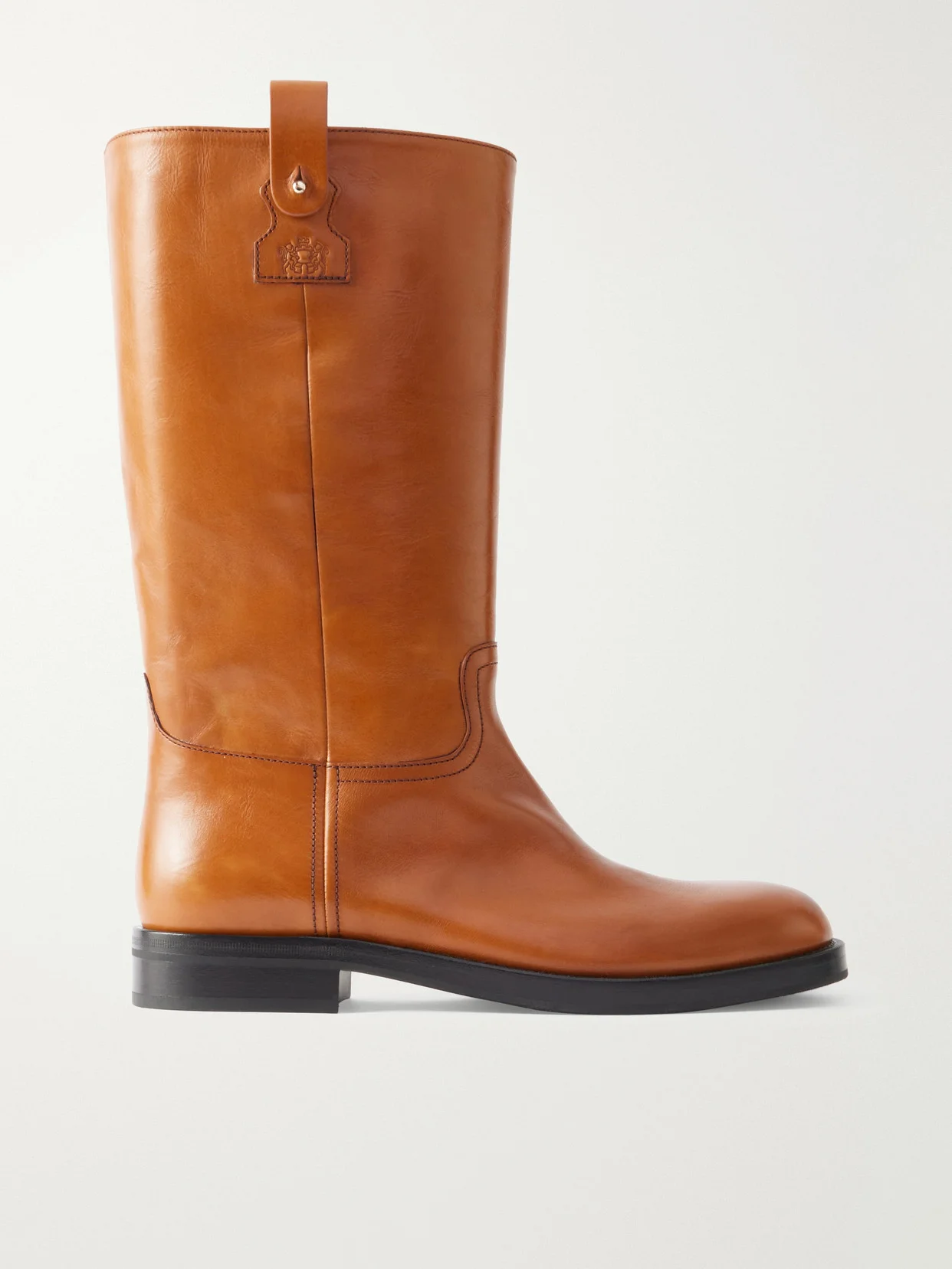 Peyton Leather Knee-high Boots - 1