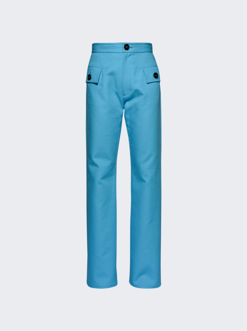 Double Cotton Canvas Trousers Dip Blue - 1
