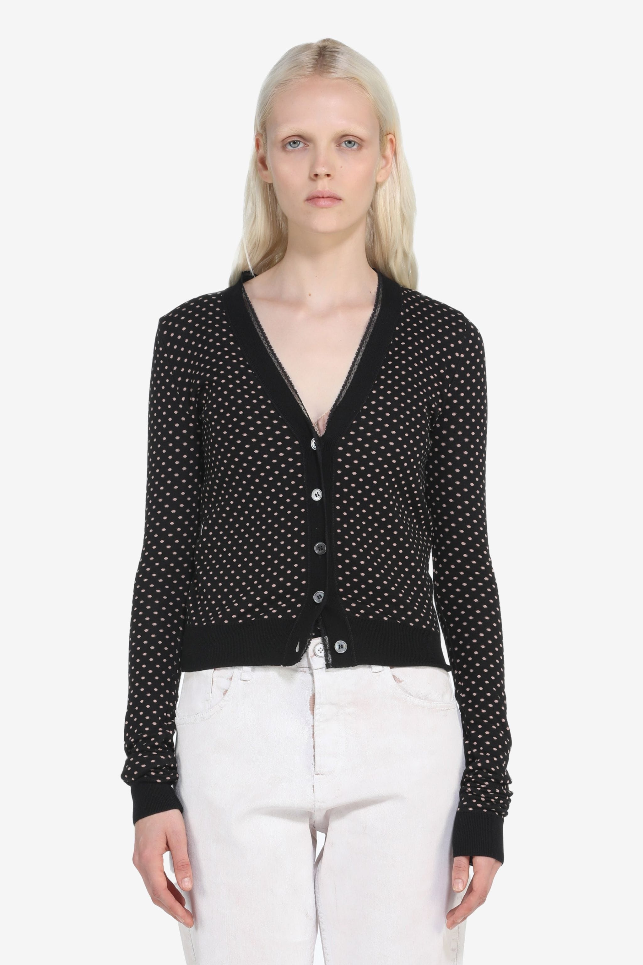 POLKA DOT CARDIGAN - 1